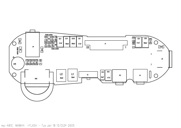 mp-481cv4 A贴片图