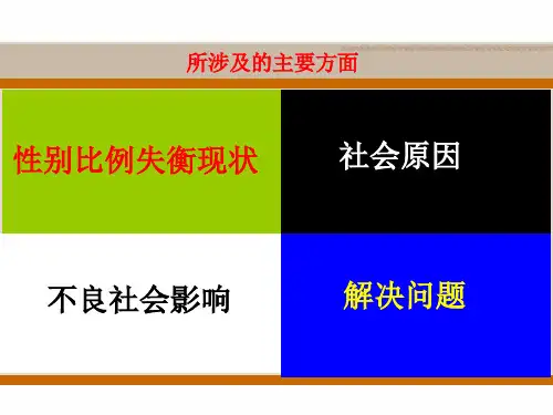 中国男女性别比例