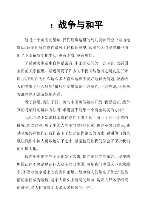 战争与和平 2