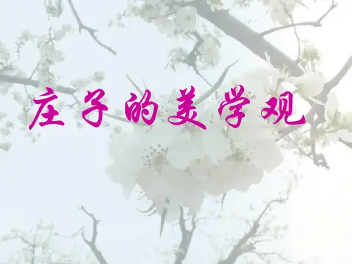 庄子的美学观——蒲霞霞