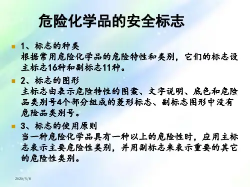 化学品安全标识、标签编ppt.说明书