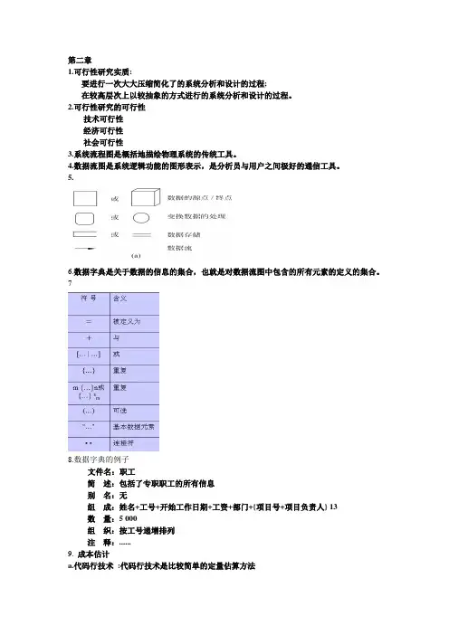 软件工程重点