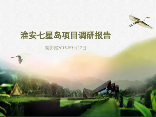 淮安七星岛项目调研报告