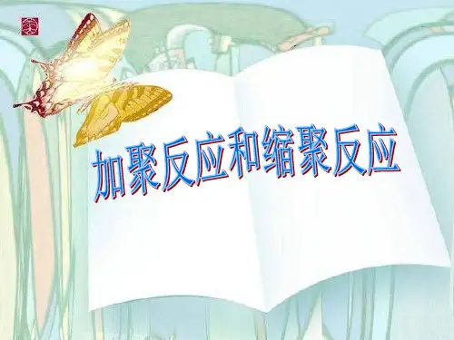 加聚反应Vs缩聚反应