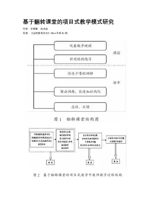基于翻转课堂的项目式教学模式研究