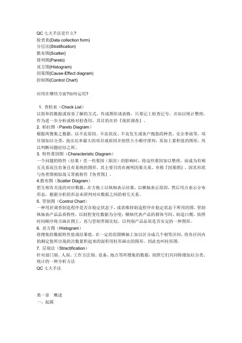 QC七大手法是什么