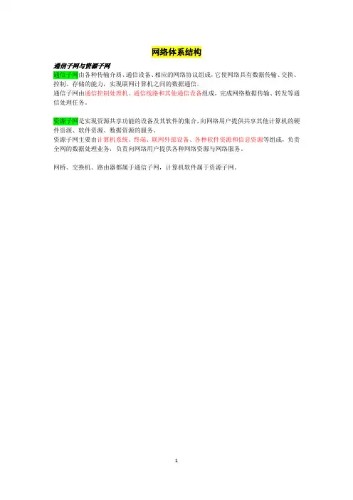 考研计算机 网络知识点