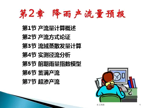 第2章：产流预报