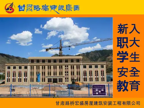 新入职大学生安全教育