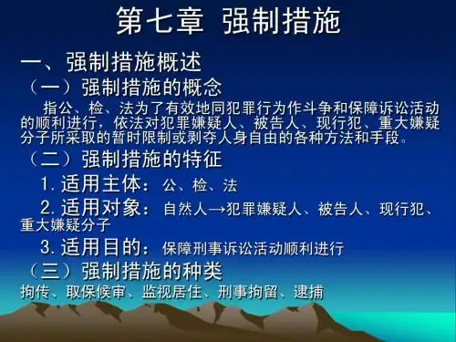 《刑事诉讼法学》教学课件