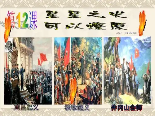 第12课星星之火,可以燎原