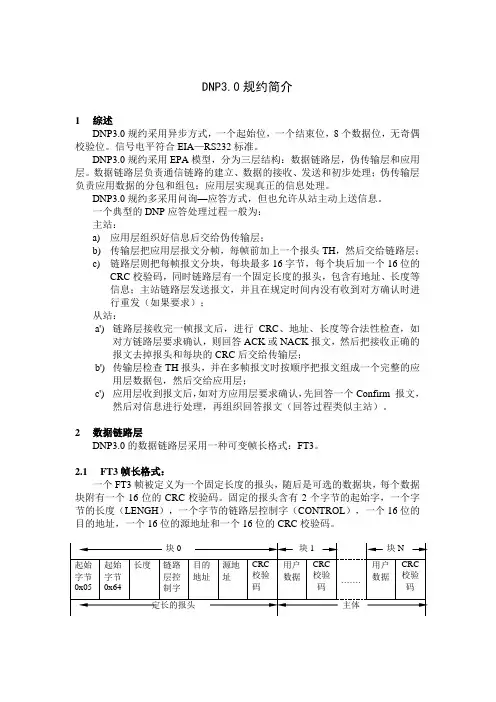 DNP3简介
