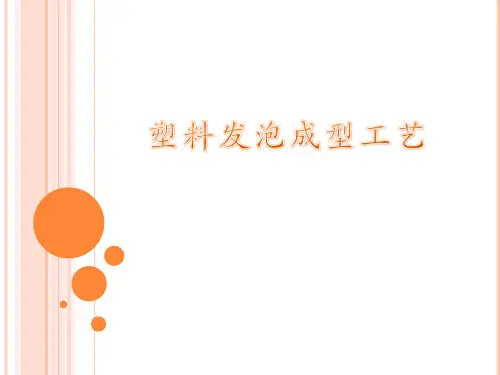 塑料发泡成型工艺：第一章 概述