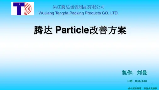 腾达异物改善方案
