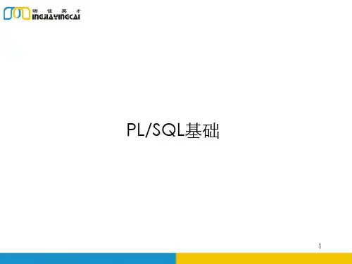 PLSQL基础