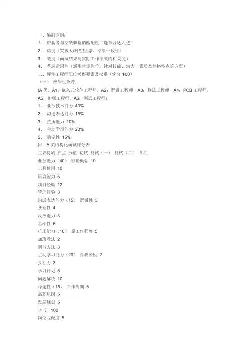硬件工程师面试题