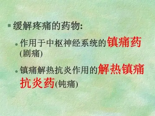 镇痛药