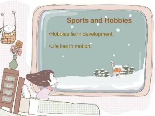 sports and hobbies