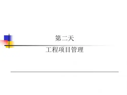 工程项目管理