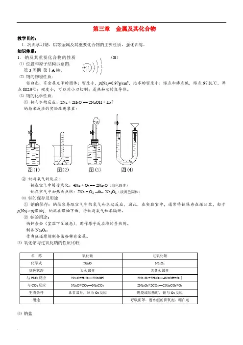 高中化学-金属的化学性质