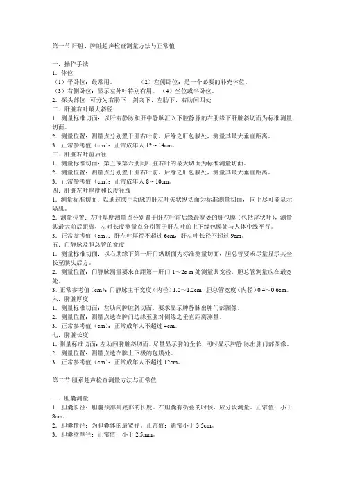 超声手法