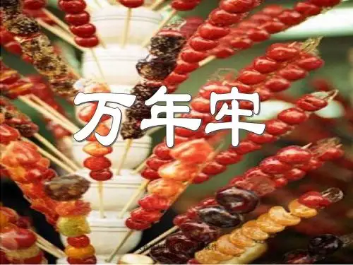 人教版四年级语文下册《万年牢》课件PPT