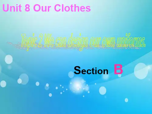 仁爱版八年级英语下册Unit8Topic2SectionB优质PPT课件