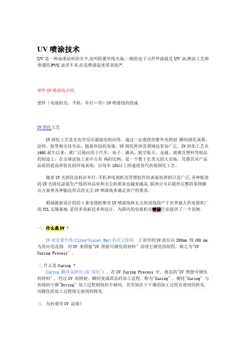 UV喷涂技术
