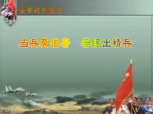 爱军精武教育课件
