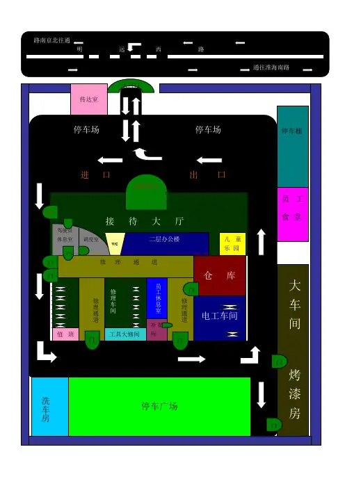 修理厂平面图