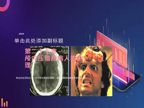 颅内压增高病人的护理