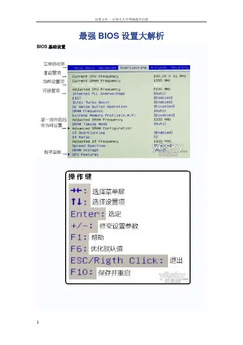 最强BIOS设置大解析