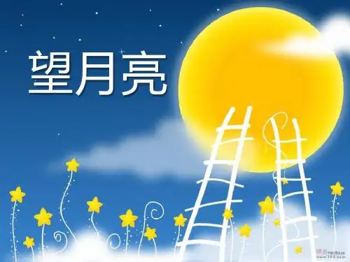 望月亮_PPT优秀课件