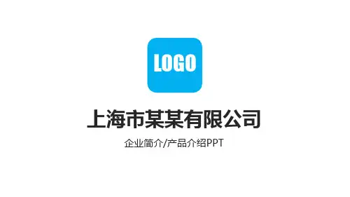 公司企业简介PPT模板产品介绍