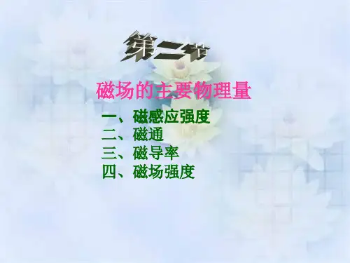 磁场的主要物理量