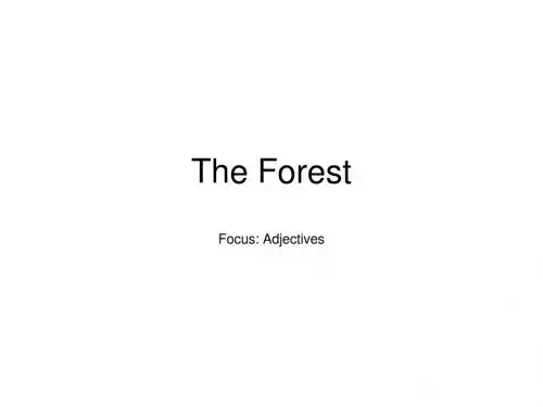 潜意识测试Forestadjs.ppt