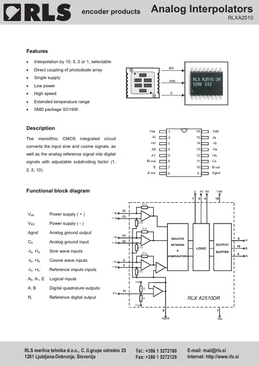 RLXA2510中文资料