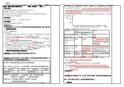 2.1.2减数分裂和受精作用导学案(第二课时)