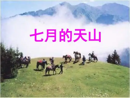 七月的天山 PPT优秀课件