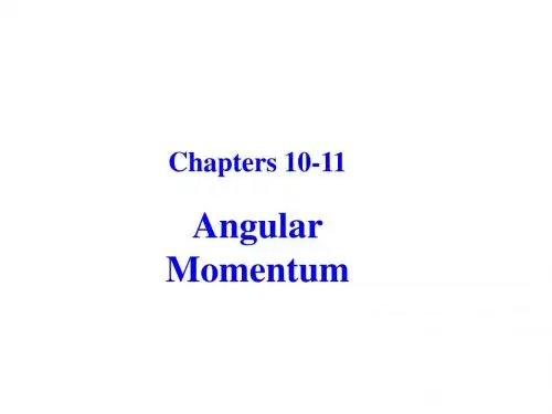 angular momentum