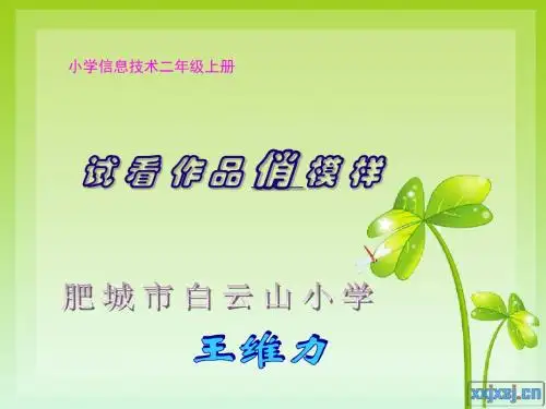 试看作品俏模样