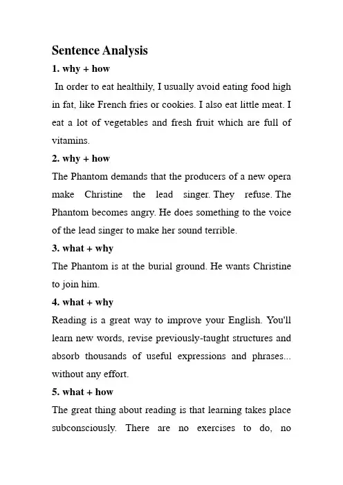Sentence Analysis