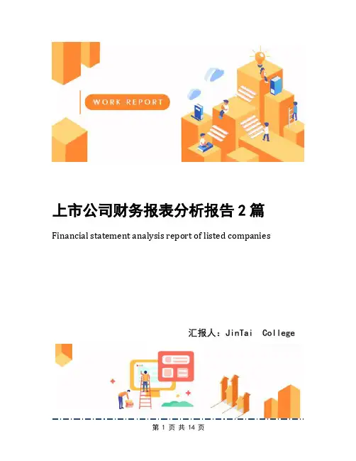 上市公司财务报表分析报告2篇