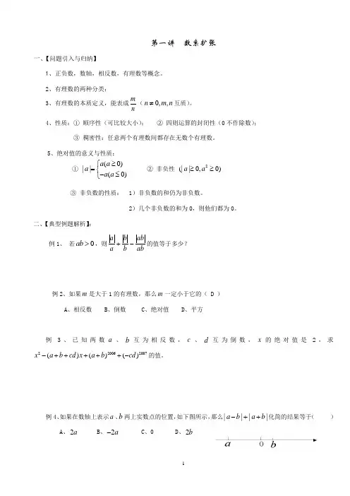 数学小升初_暑假培训