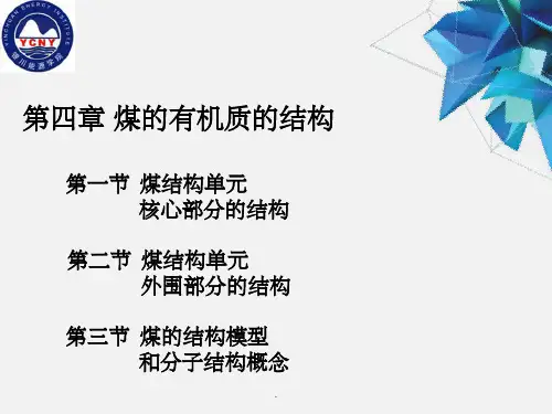 煤化学 第四章PPT课件
