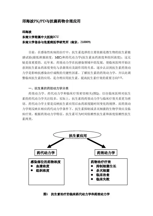 5邱海波--PK-PD与抗生素合理应用1[1]