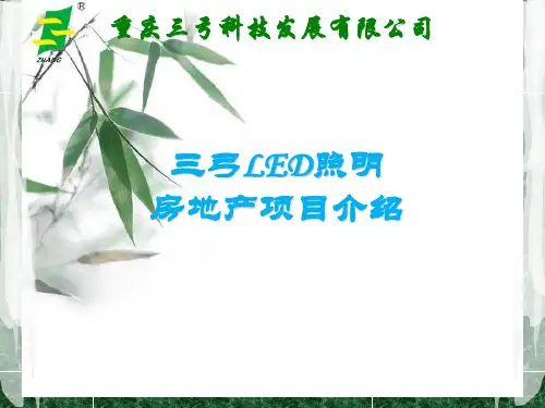 房地产照明方案-重庆三弓LED房地产项目方案