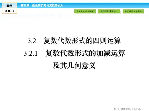 2016-2017学年高中数学选修1-2课件：第3章 数系的扩充与复数的引入3.2.1