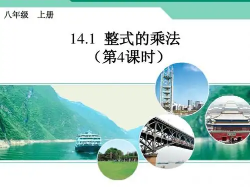 14.1 整式的乘法第4课时
