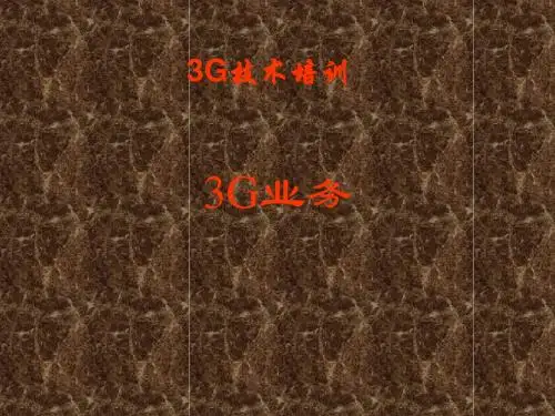 3G培训课件-1